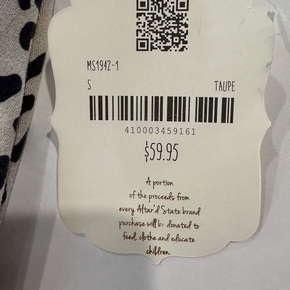 Altar'd State Women's Dotted  Cream and Black Skirt - Size S - NEW With Tags. - Picture 3 of 9